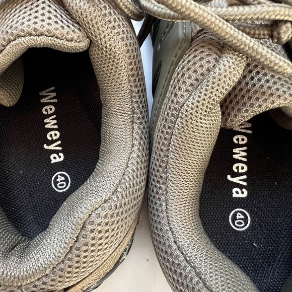 Weweya Sneakers Shoes Barefoot Minimalist Running Size 40 US 8 Olive Green - Picture 8 of 11